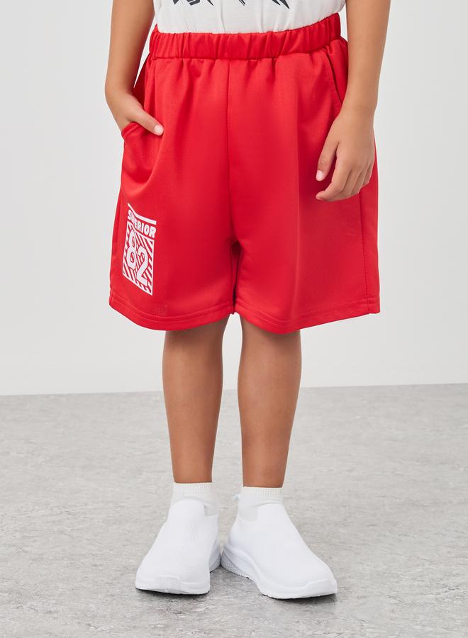 Styli Styli Graphic Print Round Neck T-Shirt and Shorts Set  - Image 5