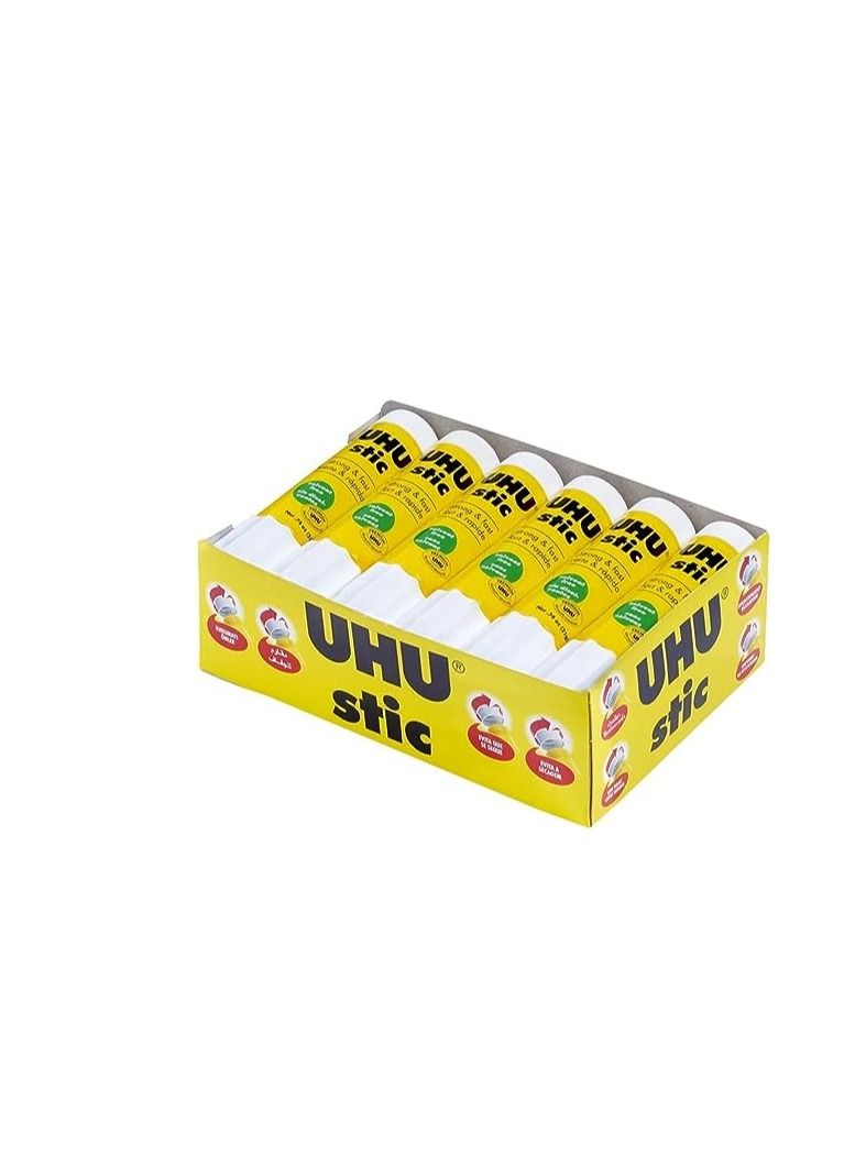 UHU 12-Piece Glue Stick 21gm Content - Image 1