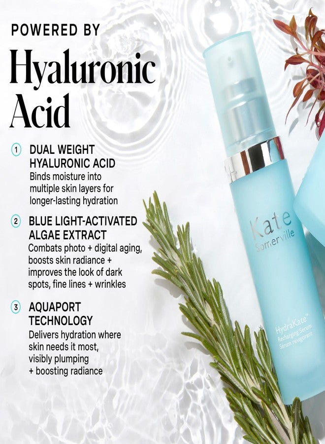 Kate Somerville HydraKate Recharging Hydration Serum - Skin-Quenching Dual-Weight Serum with Hyaluronic Acid for Hydrating, 1 Fl Oz - Image 2