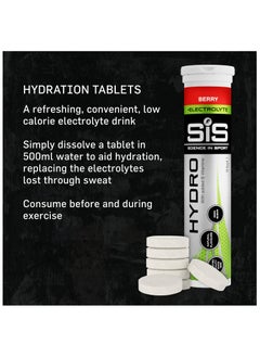 SIS Berry Electrolyte, SIS Science in Sport, Hydro with added B Vitamins, trusted quality since 1992, with vit b6 for reducing fatigue, zero sugar, 20x4.5g e  - Image 3
