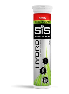 SIS Berry Electrolyte, SIS Science in Sport, Hydro with added B Vitamins, trusted quality since 1992, with vit b6 for reducing fatigue, zero sugar, 20x4.5g e  - Image 1