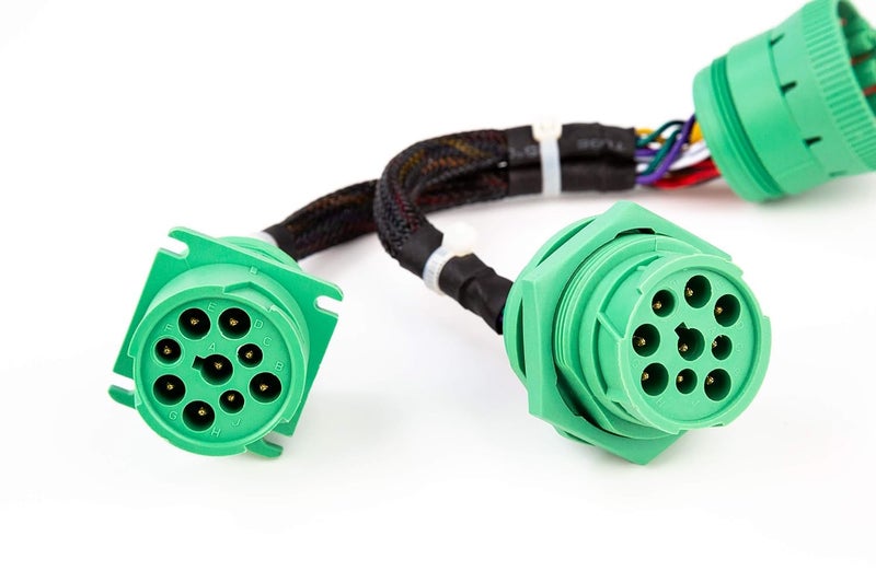 YPP 5pcs TYPE2 SAE J939 Splitter Y Cable 9pin Data Power Extension Cable for Truck ELD GPS Tracker Diagnostic Tools - Image 3