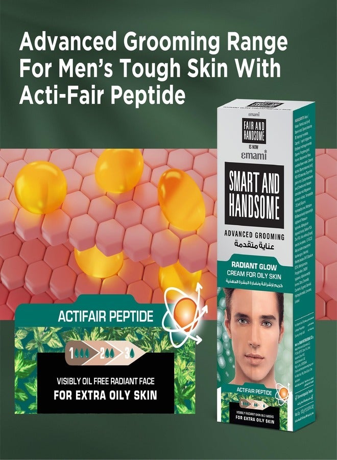 Radiant Glow cream for Men, non greasy look & visible radiance, 50 gm