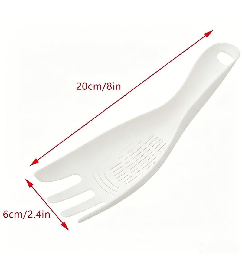 3 Pcs White Hands Free Rice Washing Tool Multi Function Convection Rice Washer Kitchen Household Device Gentle On Hands - Image 4