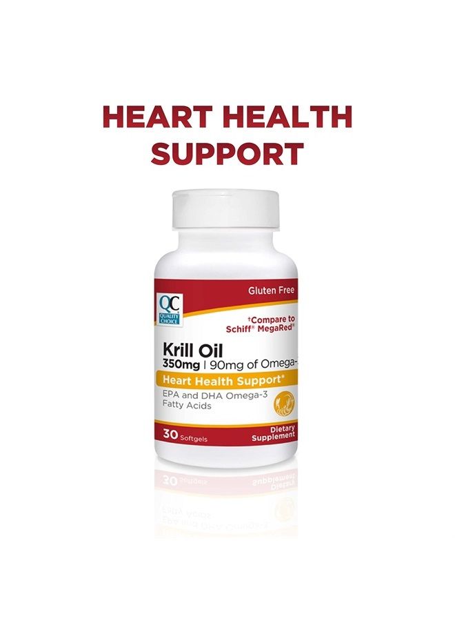 Quality Choice Krill Oil 350 Mg Softgels 30Ct - Image 2