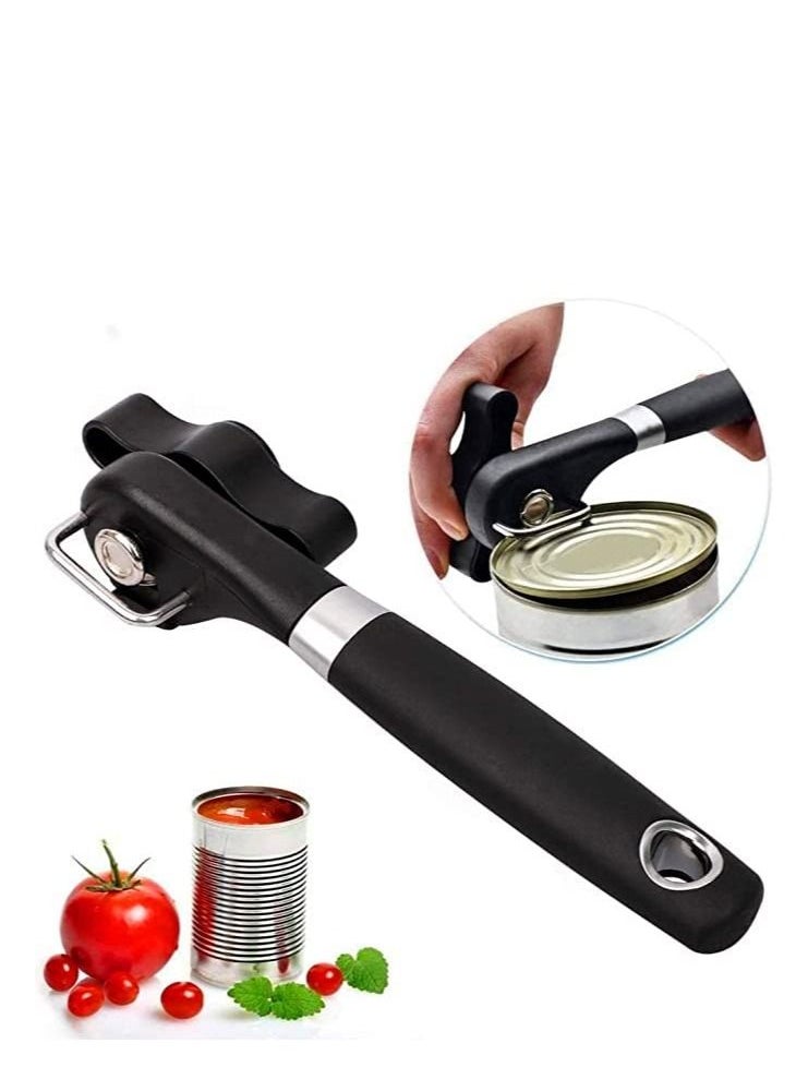 SYOSI - Safe Cut Can Opener, Smooth Edge Can Opener - Can Opener handheld, Manual Can Opener, Ergonomic Smooth Edge, Food Grade Stainless Steel Cutting Can Opener for Kitchen & Restaurant - Image 1