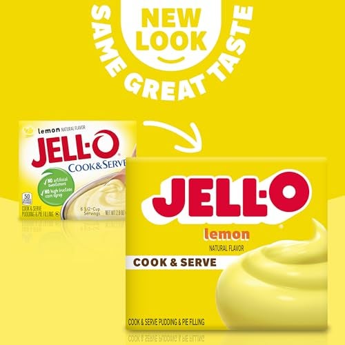 Jell-O Cook & Serve Lemon Pudding & Pie Filling, 2.9 Ounce (Pack of 6) - Image 3