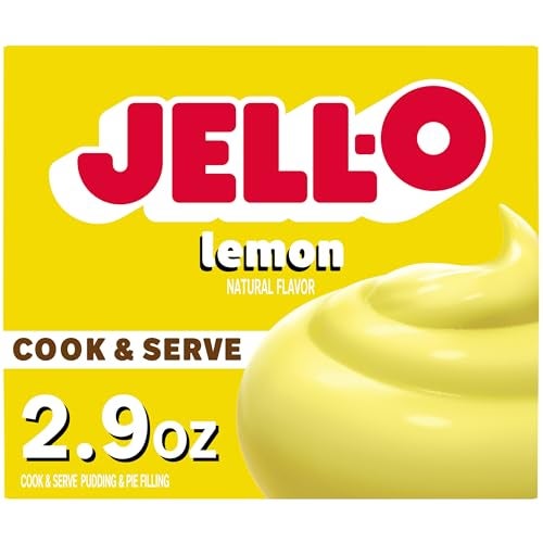 Jell-O Cook & Serve Lemon Pudding & Pie Filling, 2.9 Ounce (Pack of 6) - Image 2