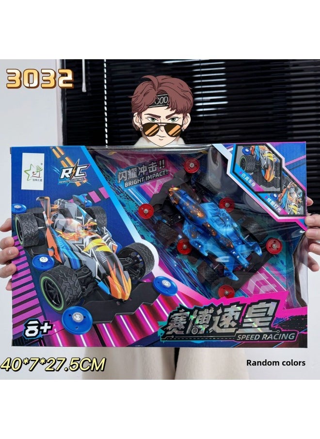 Remote Control Car Remote Control Car Racing Car Drift Car Model Electric Children Boy Toy Car School Enrollment Gift-Color:Climbing Car [alloy Rechargeable Version] (two Colors Are Randomly Distributed)  - Image 3