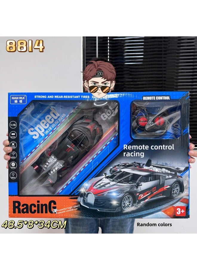 Remote Control Car Remote Control Car Racing Car Drift Car Model Electric Children Boy Toy Car School Enrollment Gift-Color:Climbing Car [alloy Rechargeable Version] (two Colors Are Randomly Distributed)  - Image 4