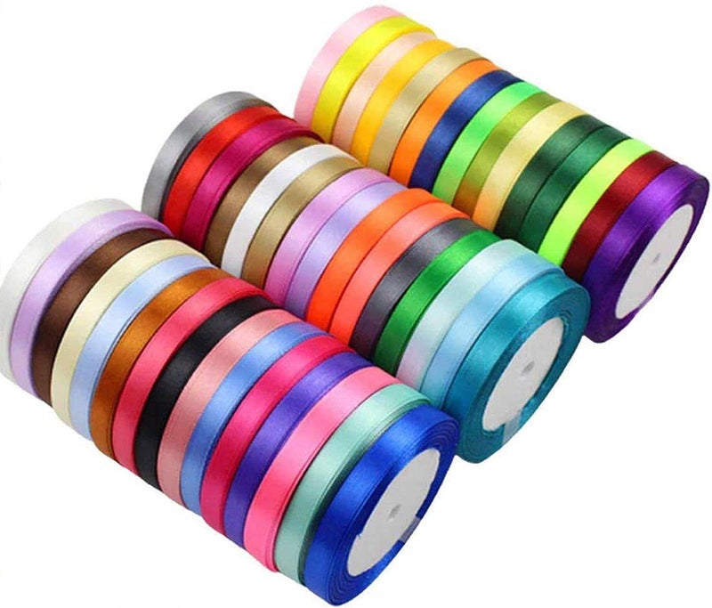 Diy Crafts 14696 Christmas Party Decoration Sewing Handmade Gift Wrapping Package as Title, Pack of 225 Yards 25x9, Mixed (Multicolor) - Image 1