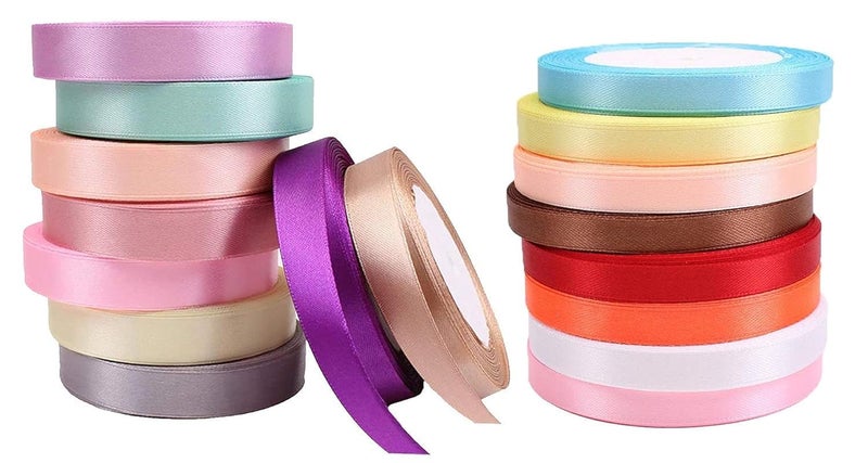 Diy Crafts 14696 Christmas Party Decoration Sewing Handmade Gift Wrapping Package as Title, Pack of 225 Yards 25x9, Mixed (Multicolor) - Image 3