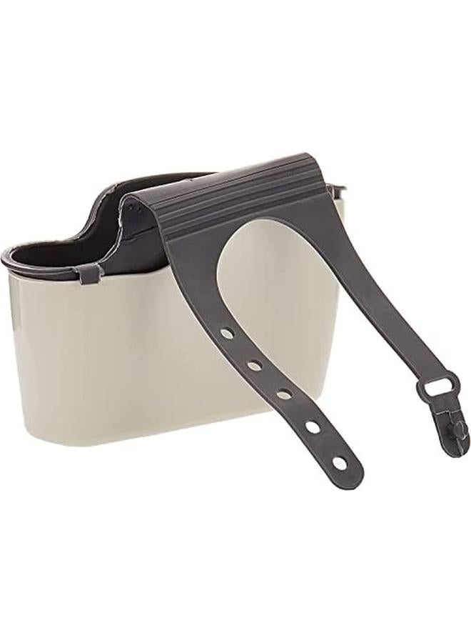 ECVV Sink Storage Basket Sink Caddy Soap And Sponge Holder Drying Rack Holders Dish Drying Rack Sink Shelf Beige - Image 2