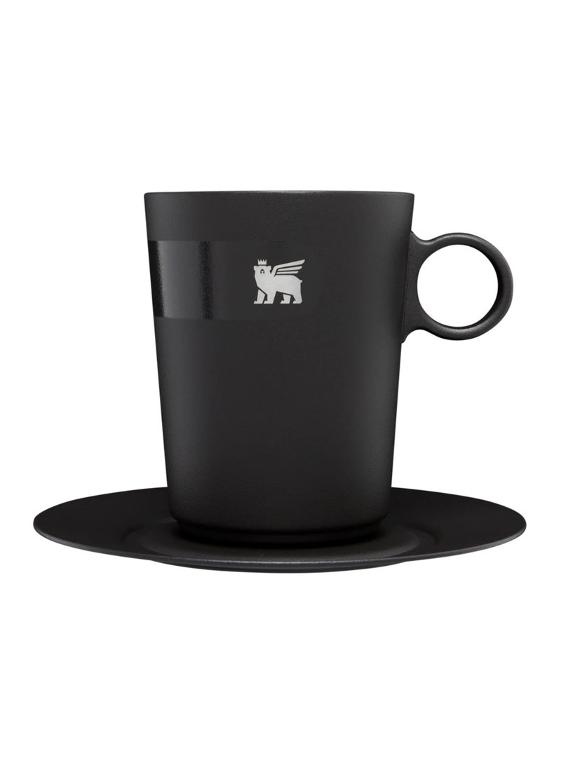 Stanley The DayBreak Café Latte Cup & Stillness Saucer-Black  - Image 1