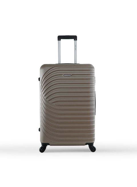 Lightweight 1 piece Single Size ABS Hard side Large Checked Baggage Travel Luggage