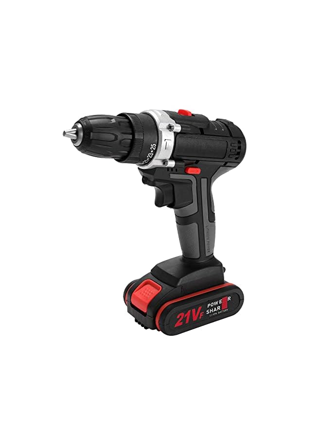 vesus Electric Drill,21V Multifunctional Electric Impact Cordless Drill High-power Liium Battery Wireless Reable Hand Drills Home DIY Electric Power Tools - Image 2