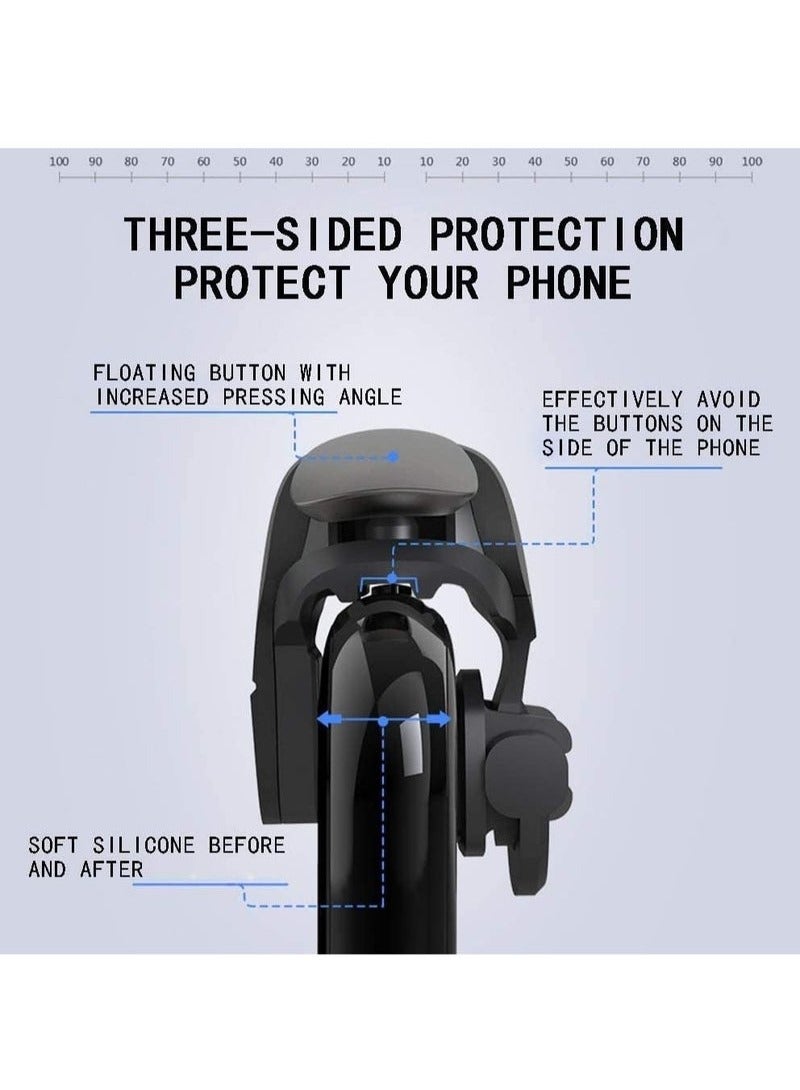 Mobile Shooting Games Fire Trigger, PUBG/COD Portable Gaming Grip Sensitive Shoot Aim Joysticks, Aim on L1R1 Shooter Joystick For iPhone Android Phone Game Pad  - Image 4