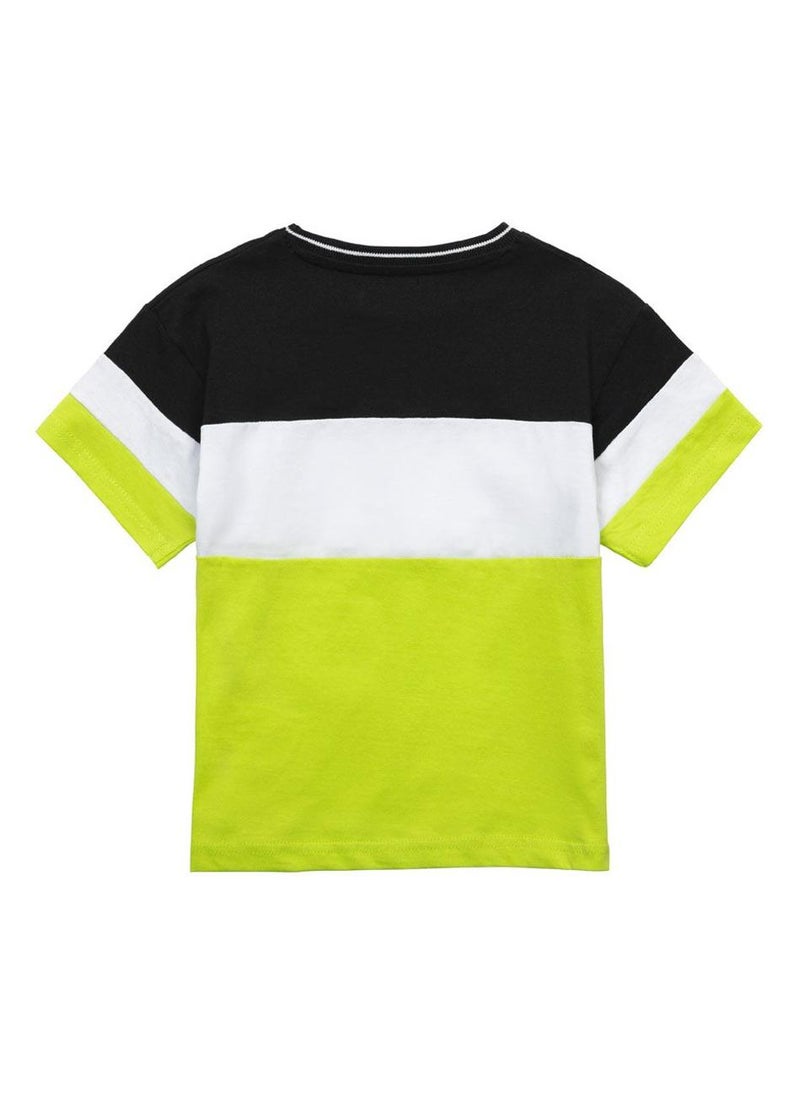 MINOTI Boys T-Shirt and Shorts Set with Print for Summer Play  - Image 3