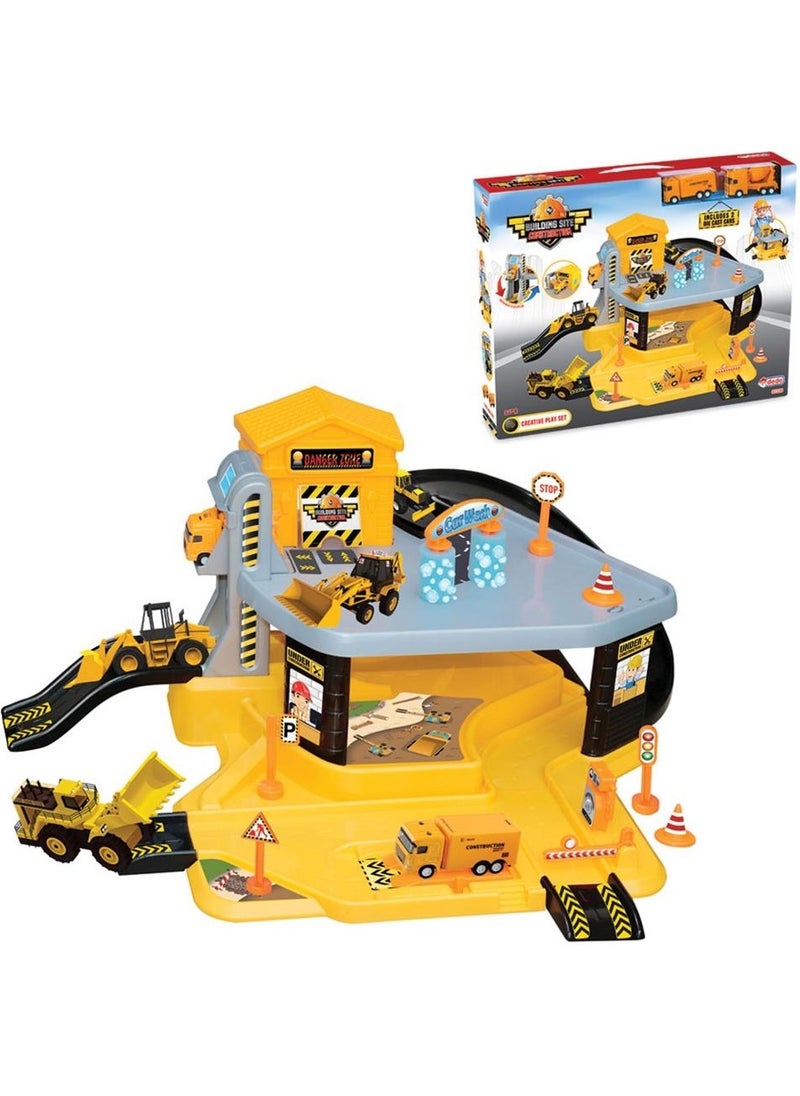 Fen Toys Construction Site Garage Set Play Set - pzsku/Z2DA0F24020E9DC6D05DDZ/45/_/1725724499/f4830bf6-9d6e-4461-ab69-824202ae25d5