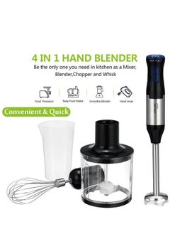 sokany 4 In1Hand Blender1000W/5Speeds-(SK-1711-4)  - Image 2