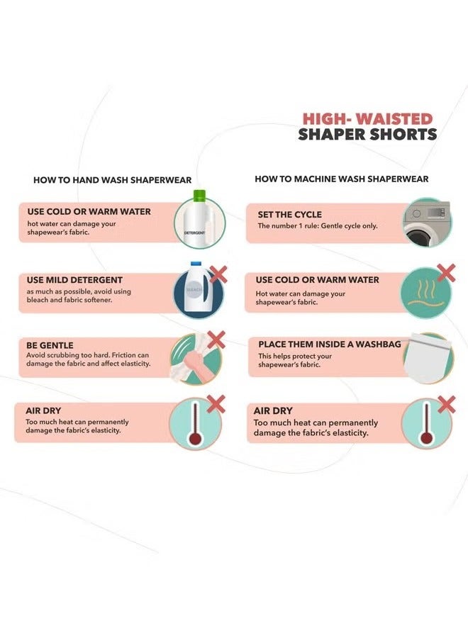 High Waisted Shorts Shapewear for Women Tummy Control Thigh Slimming（XL/XXL) - Image 4