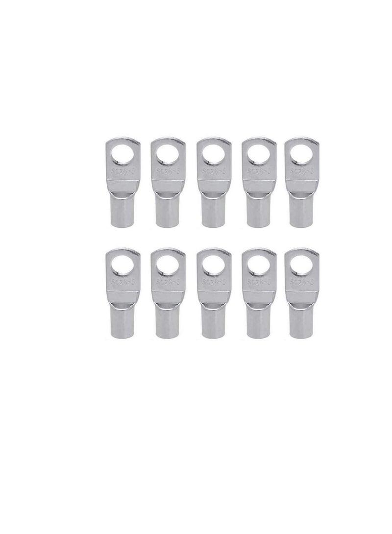 Copper Cable Lugs 10Pcs Set-Wire Terminals, Connector Cable lugs Ring Battery SC Terminals, for Marine, Solar, Automotive, Electric, Home Applications etc (Hole Size 12mm, Cable Size 35mm)  - Image 2