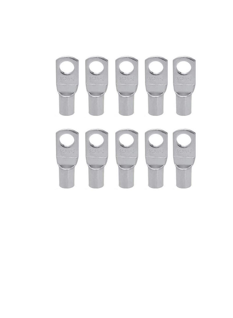 Copper Cable Lugs 10Pcs Set-Wire Terminals, Connector Cable lugs Ring Battery SC Terminals, for Marine, Solar, Automotive, Electric, Home Applications etc (Hole Size 12mm, Cable Size 35mm)  - Image 3