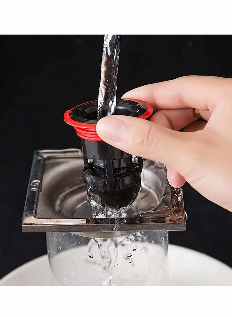 Y&D Anti Odor Floor Drain Rubber Shower Waste Water Drainer No Filter Deodorant Clogging Backflow Preventer Sewer Core For Bathroom Kitchen White 4  - Image 4