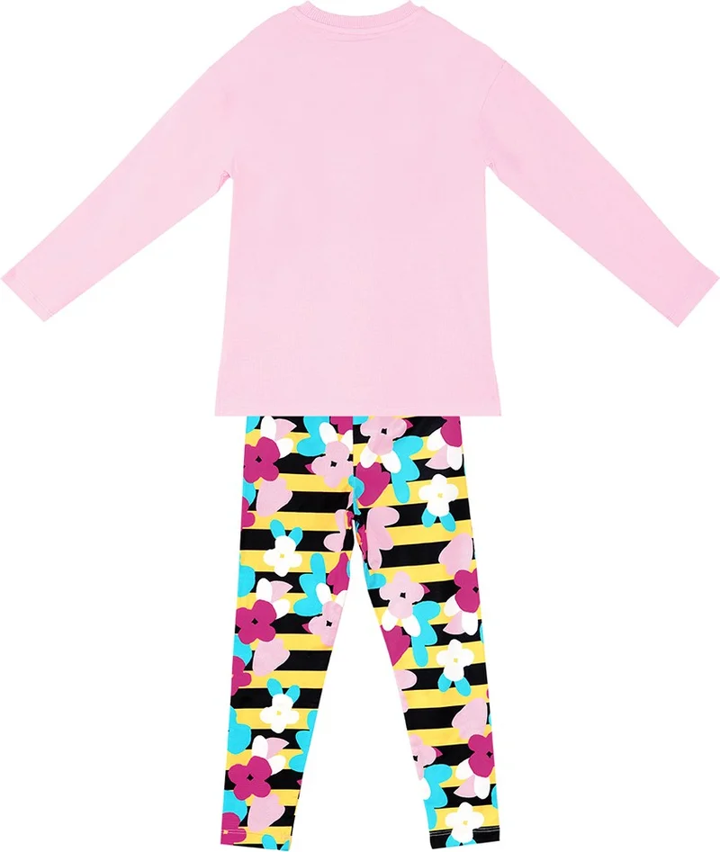 Denokids Little Bee Girl Tunic Tights Set