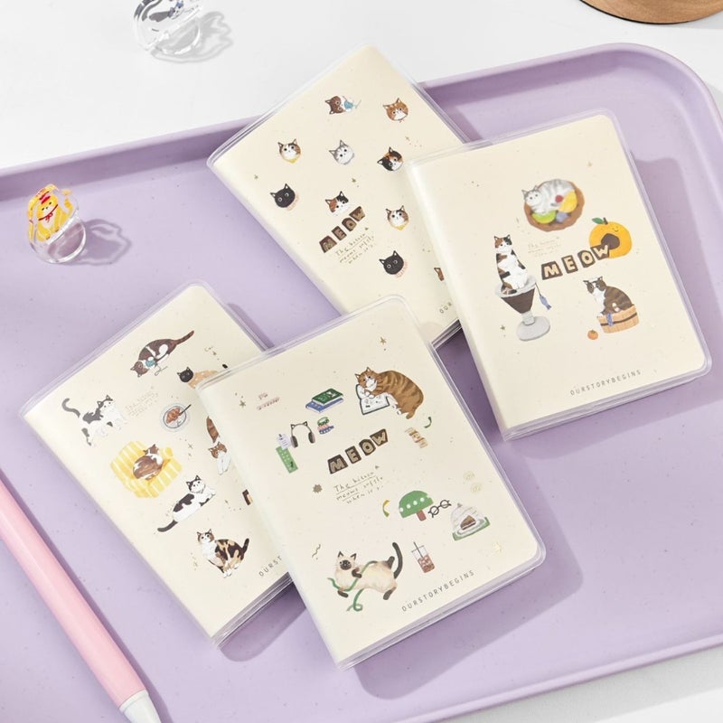 First Product Rubber Cover A7 Cute Mini Portable Notepad Thickened Rubber Cover Student Stationery Prizes Pocket Notebook - Image 4