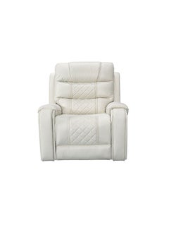 DANUBE HOME Fremont 1-Seater Fabric Glider Recliner Modern Design One Seat Relaxing Chair Comfortable Living Room Furniture L 98 x W 99 x H 104 cm - Beige  - Image 4