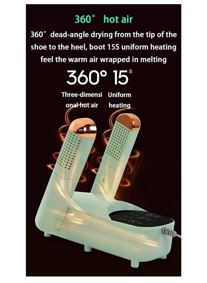 TIGER Electric Shoe Dryer with Adjustable Drying Rack & 30/60/120/180min Timer – Glove Dryer & Boot Warmer for Sweaty Shoes, Sneakers & Wet Footwear – Fast, Efficient Drying & Odor Control  - Image 2