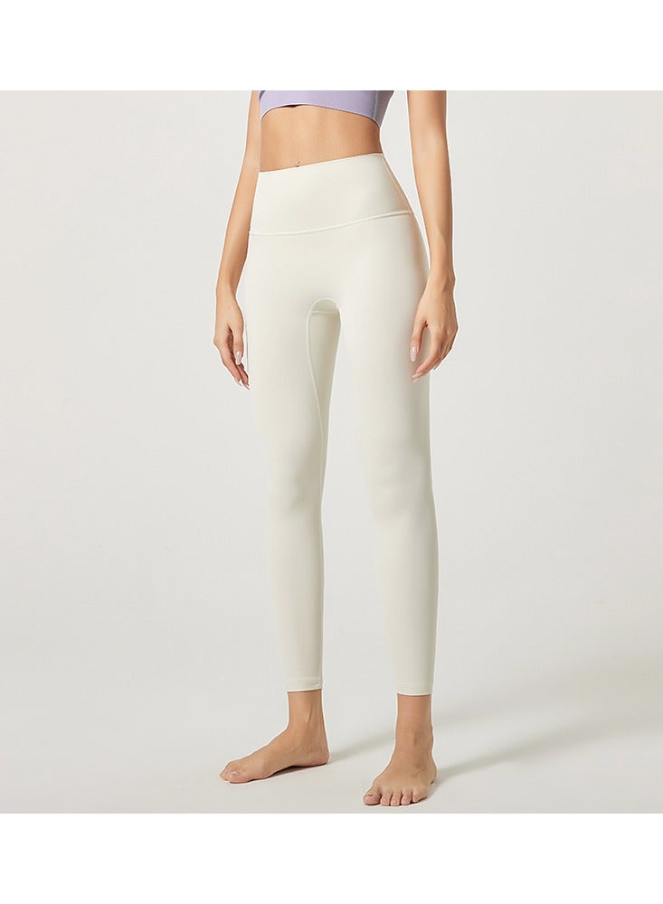 Loquat Women Quick Dry Breathable Yoga Leggings White 