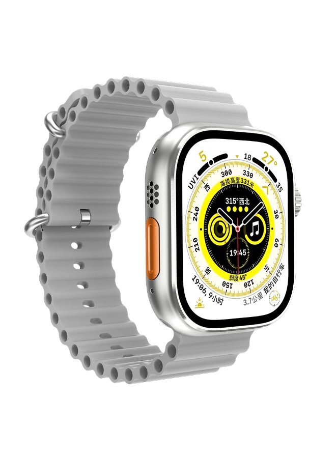 Outbox Ultimate OB08 – 10‑Day Battery | 1.96″ AMOLED Smart Watch, Bluetooth Calling, Heart Rate & SPO₂ Monitor, Sleep & Fitness Tracking, 100+ Sports Modes – Grey | 1-Year Warranty  - Image 2