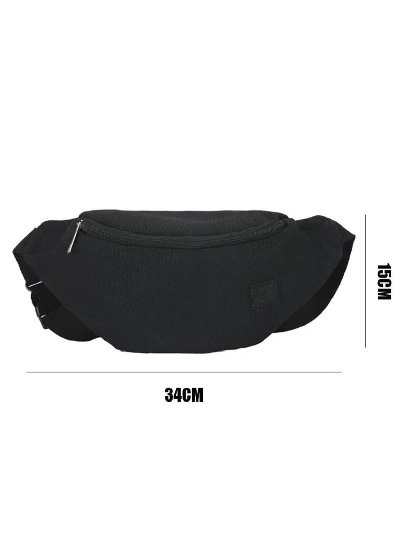 Women Waist Bag Zipper Chest Bag Female Banana Bag Money Pouch Travel Shoulder Purse Belly Pocket Hip Bag  - Image 5