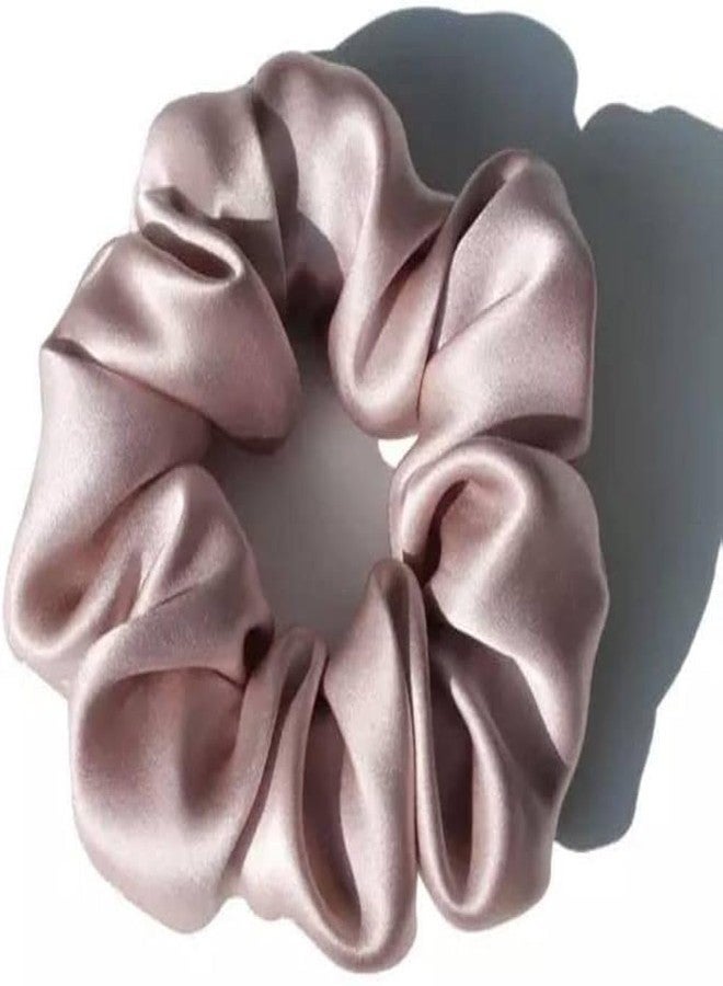 Satin Silk Hair Scrunchies | Elastic Rubber Band | Gentle, Non-Slip Hair Accessories for Women (3, Same as Image) Size Large - Image 2