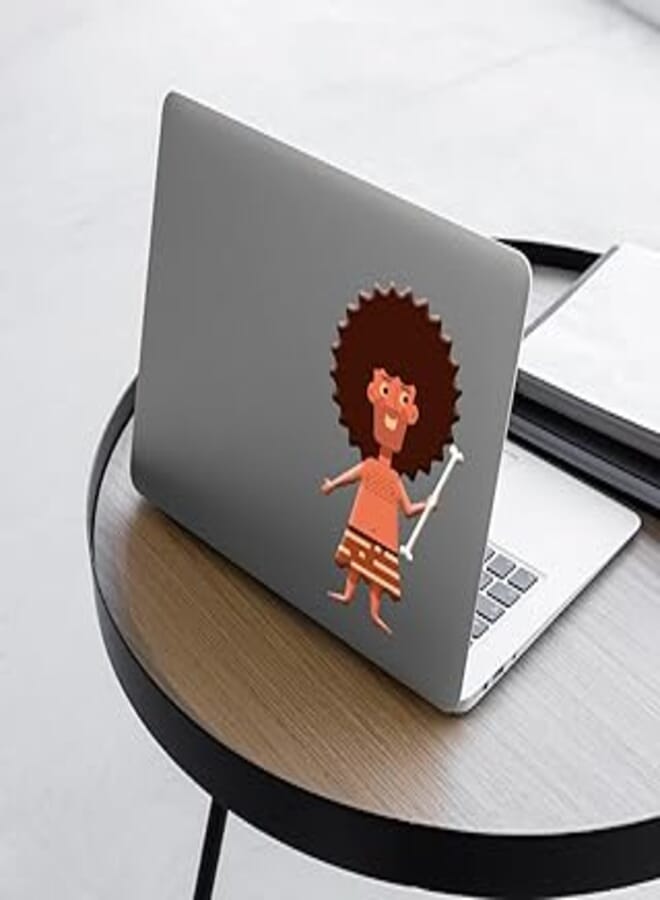 Generic Laptop skin size 15×15 on the outside and 8×7 on the inside, removable Laptop skin, Sticker multi-colored, transparent vinyl plastic sticker - 6221243361015