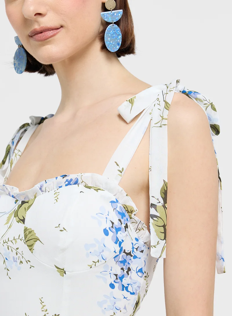 ايلا Floral Print Maxi Dress