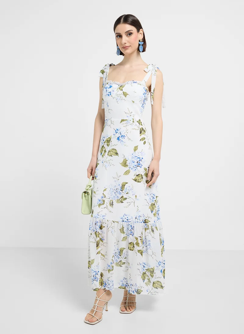 ايلا Floral Print Maxi Dress