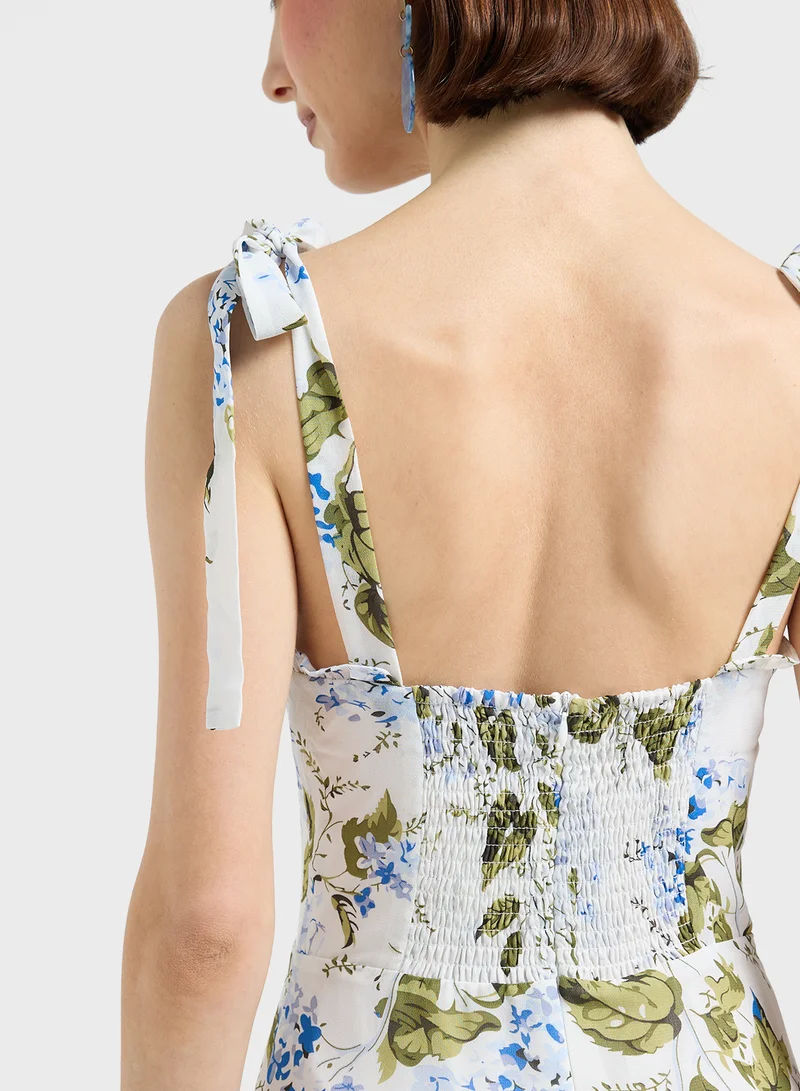 ايلا Floral Print Maxi Dress