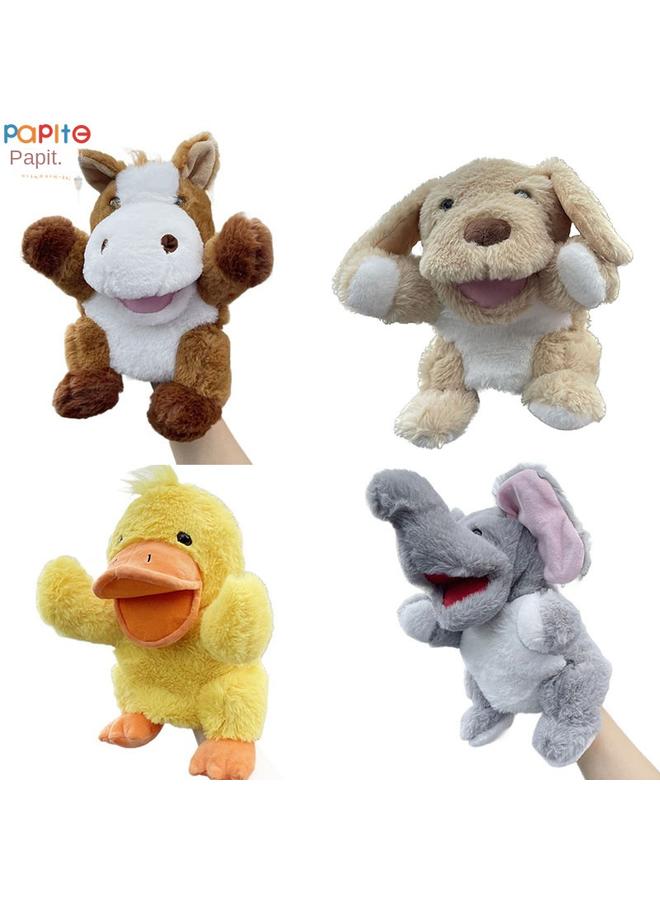 Bluejw New Open Mouth Hand Puppet Yellow Duck Yiwu Plush Toy Puppy Animal Gloves  - Image 2