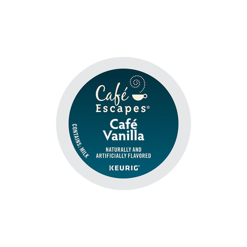 Café Escapes Café Vanilla, Keurig Single-Serve K-Cup Pods, 24 Count - Image 2