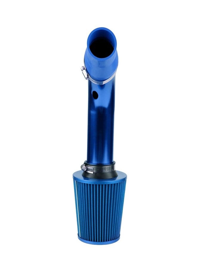 MARSFLUX Air Intake Kit, 3" Blue Cold Air Intake System Kit Intake Filter & Clamp Accessory Universal - Image 1