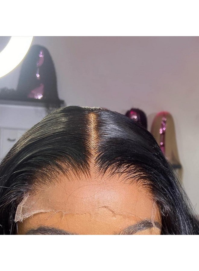 5X5 Skinlike Real Hd Lace Closure 0.10Mm Ultrathin Invisible Hd Lace Closure Single Knot Preplucked Brazilian Human Hair Closure Natural Color 14 Inch