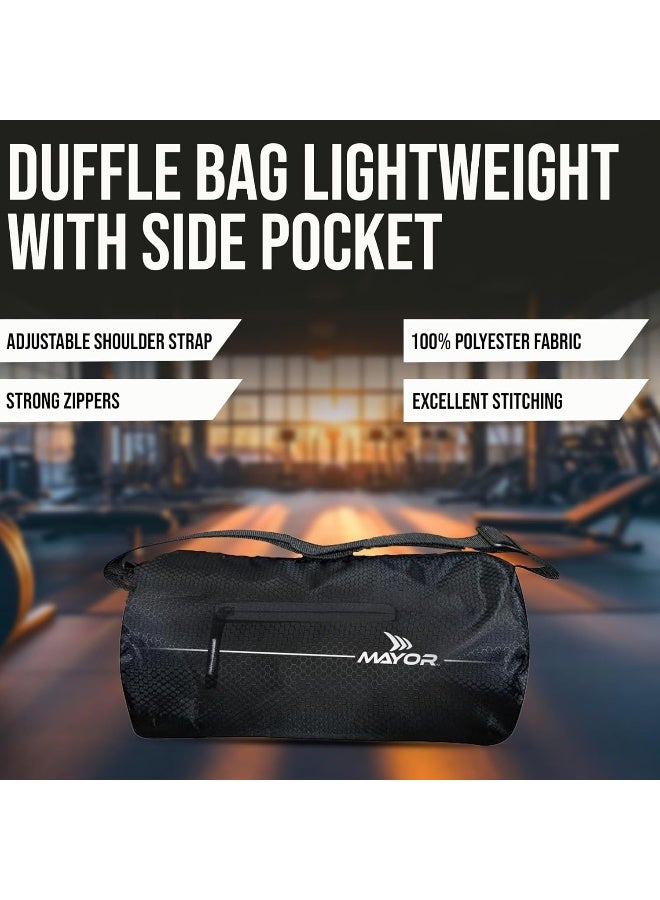 مايور حقيبة جيم مايور برايم مع حزام قابل للتعديل وجيب جانبي – أسود - Image 3