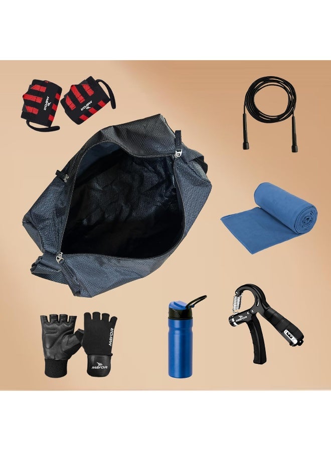 مايور حقيبة جيم مايور برايم مع حزام قابل للتعديل وجيب جانبي – أسود - Image 5