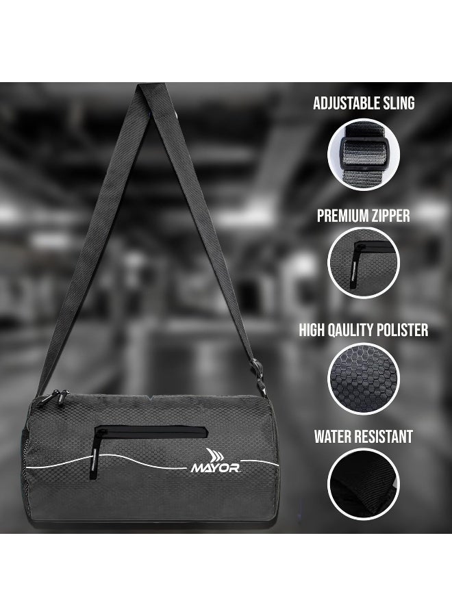مايور حقيبة جيم مايور برايم مع حزام قابل للتعديل وجيب جانبي – أسود - Image 2
