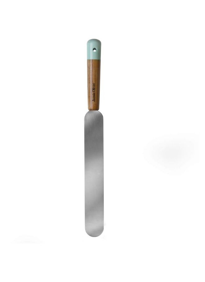 NIBEMINENT - Stainless Steel Palette Knife Brown/Silver 23centimeter - Image 1