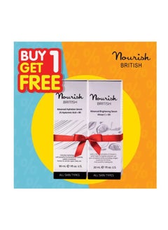 Nourish 2% Hyaluronic Acid + Vitamin C Serums( Buy One Get One) - 2*30ml  - Image 1