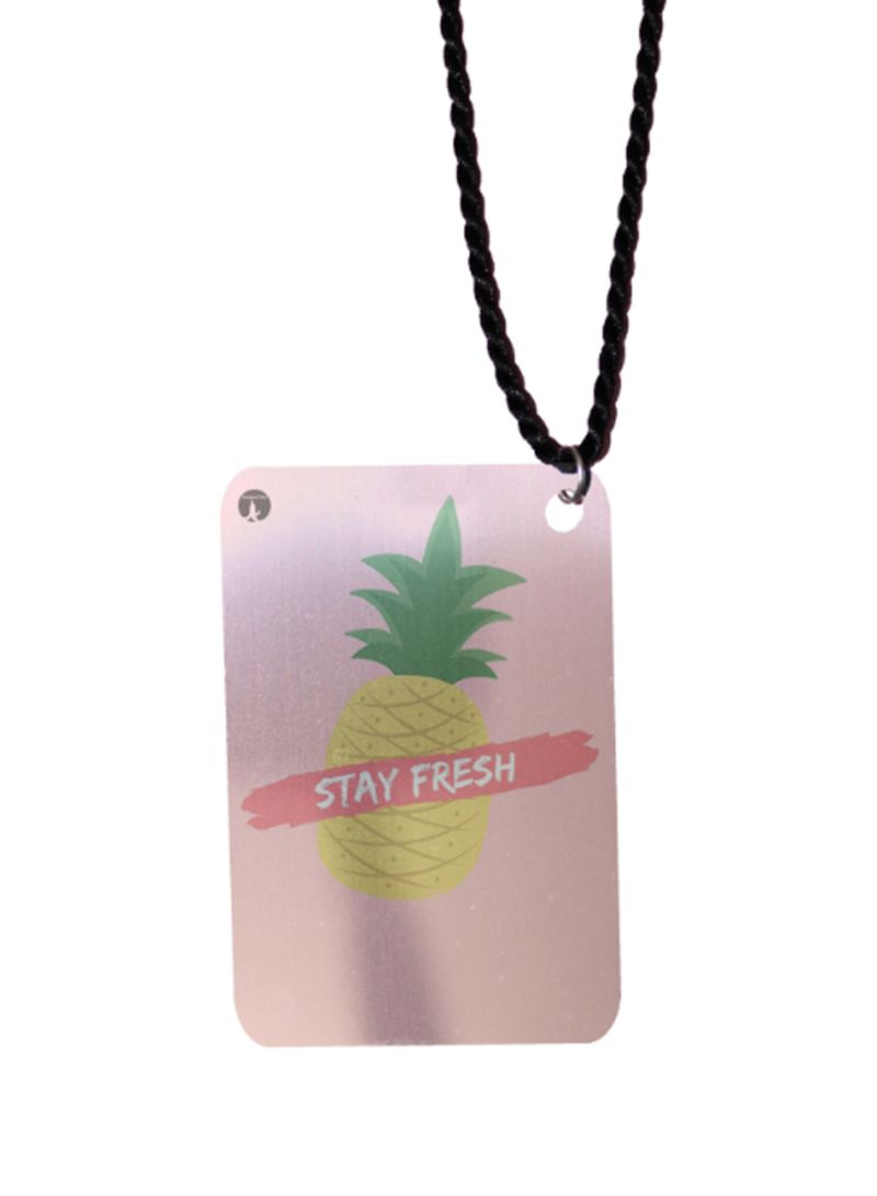 RKN Pineapple Printed Car Mirror Pendant - Image 2